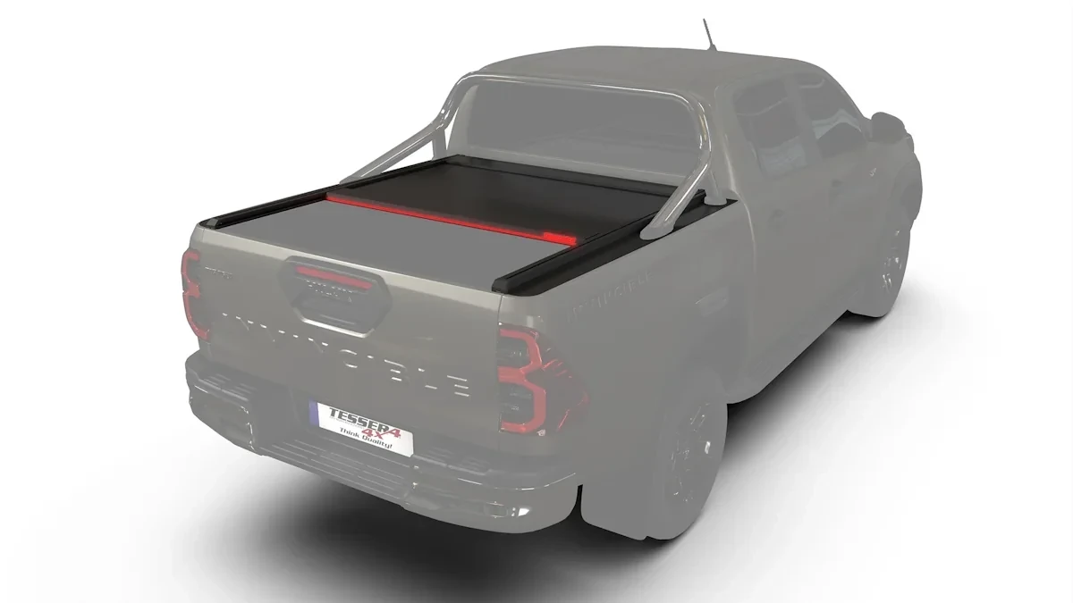 Купити Ролет для Toyota Hilux 2015-2025 з OEM дугами Tessera Roll+ (Basic + S-KIT)